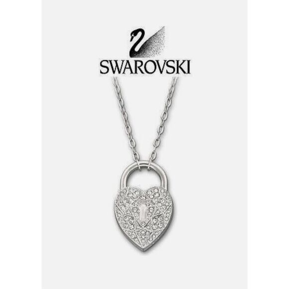 Swarovski Crystal Heart Pendant With Chain - Picture 2 of 9